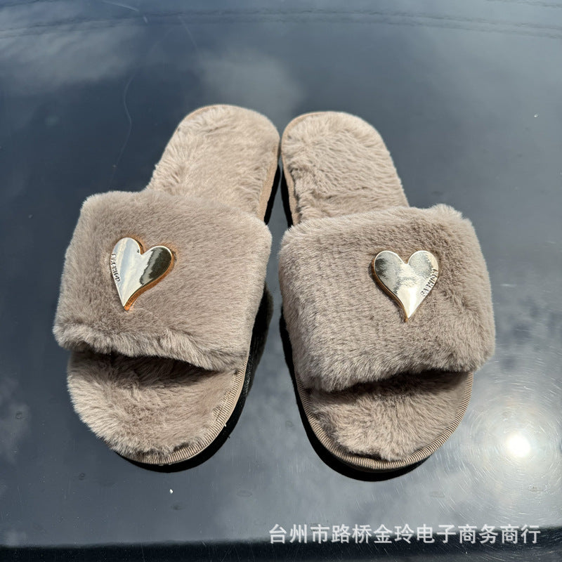 Wholesale  new small fragrant wind love tide net  Slippers